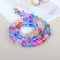 Mermaid Round Glass Beads 6mm Matte Pastel Jewel Tones 40pcs 5