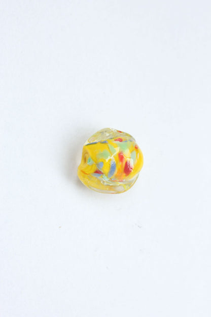 Lampwork Irregular Shaped Glass Beads 22mm Colorful Glossy 50pcs 12