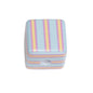 Striped Designer M Acrylic Square Beads 14mm 10pcs 13