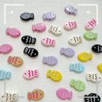 Fish Metal Beads 13mm Baking Painted Biscuit Style 20pcs 2