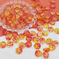 Czech Glass Beads Cat Paw 14mm Pastel Matte 25pcs 10