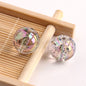 Plated Bubblegum Beads 18-20mm Transparent Mylar Flakes Filled 100g 12