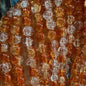 Crackle Glass Beads Round 8mm Dual Color Explosion 10 Strands 24