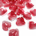 Czech Glass Peony Glass Beads 19mm Translucent Crimson 50pcs