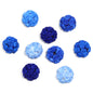 Floral Bubblegum Beads 21mm Fancy Rose Cluster Polymer Clay 10pcs 6