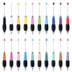 Beadable Telescopic Pen Colorful Ergonomic Rotary Ballpoint 1.0mm 2