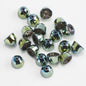 Bell Electroplated Glass Beads 8mm Sparkling Mixed Colors 50pcs 11