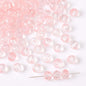 Czech Glass Beads Faceted 7 8mm Gradient Pastel Colors 50pcs 8
