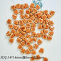 Tiny Butterfly Ceramic Beads 14mm Fambe Glaze Glossy 10pcs 7