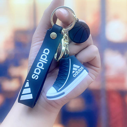 Silicone Basketball Shoe Keychain 3D Cartoon Sporty Design 9