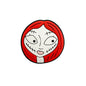 Silicone Focal Beads Halloween Zombie Girl Pink Red Hair 20pcs 6