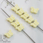 Colorful Butterfly Ceramic Beads 18mm Pastel Glazed 10pcs 9