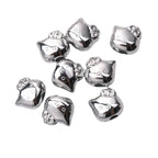 Silver Plating Hello Kitty Acrylic Beads 11mm Tiny 100pcs 4