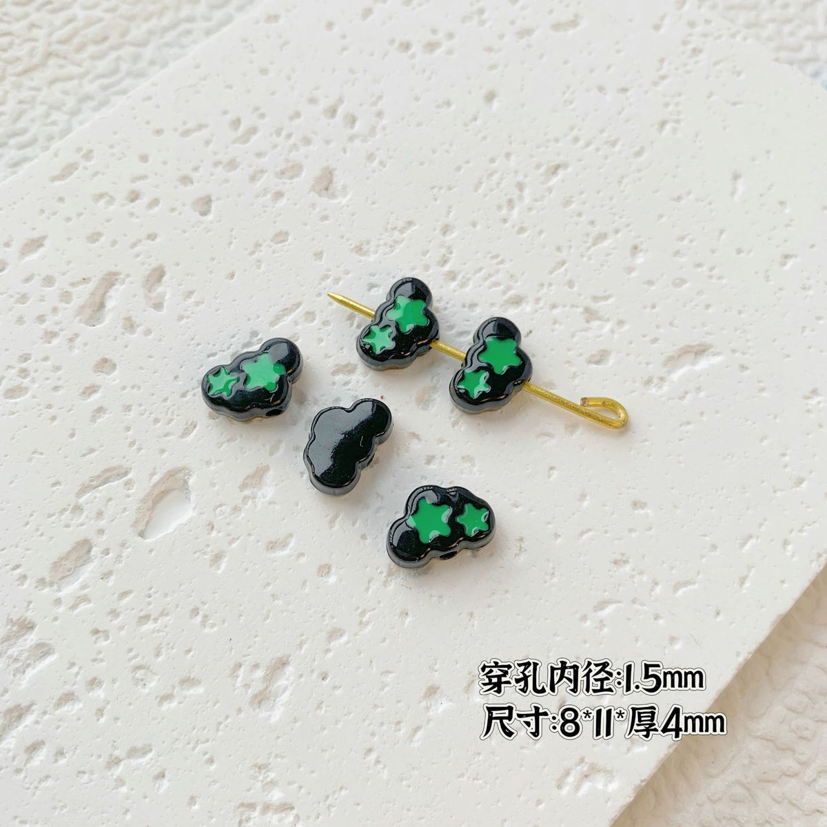 Painted Cute Character Plate Series Metal Beads Bulk 20pcs 19