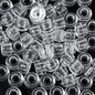 Multicolor Pony Beads Acrylic 9mm Smooth Finish 100pcs 16