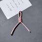 Braided PU Leather Keychain Knot Design Colorful 15cm 3pcs 12