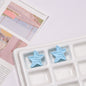 Colorful Recessed Star Acrylic Beads 17mm Mixed Colors 20pcs 3