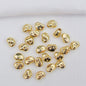 Alloy Irregular Spacer Beads 8mm Tibetan Style 50pcs 7