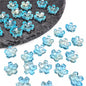 Czech Glass Beads Cherry Blossom 10mm Iridescent Pastel 50pcs 20