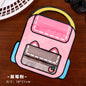 Backpack Shaped Zip Lock Bags Plastic Resealable 21x18cm 10pcs 6