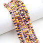 Flat Clay Beads 6mm Colorful Matte Polymer Spacer 10 Strands 43