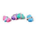 Dragonfly Clay Beads 8x11x4mm Colorful Polymer 100pcs 5