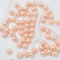 Pearl Round Glass Beads 10mm Luminous Mixed Colors 40pcs 12