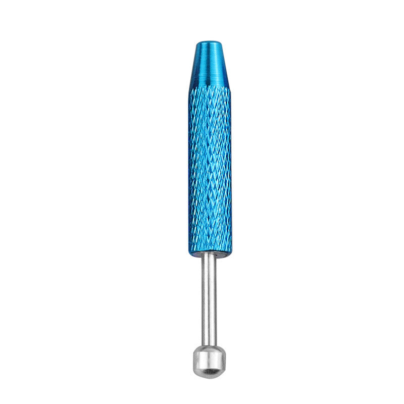Stainless Steel 4-Prong Claw Tweezers Multi Colored Knurled Grip 3pcs 10