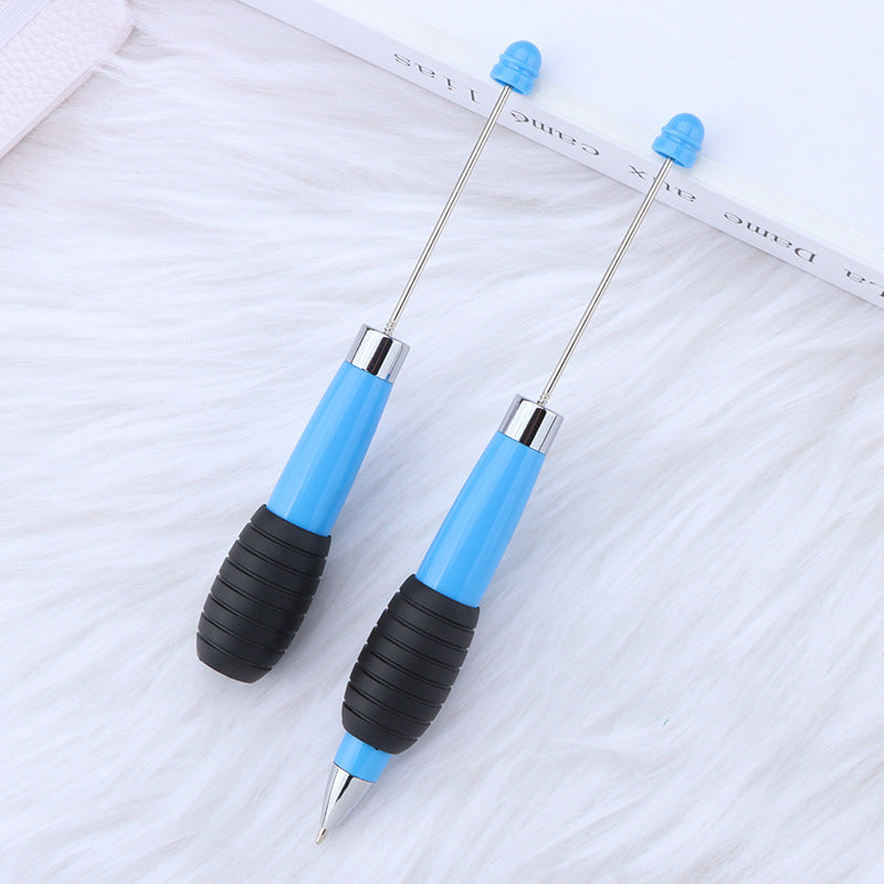 Beadable Telescopic Pen Colorful Ergonomic Rotary Ballpoint 1.0mm 19