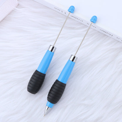 Beadable Telescopic Pen Colorful Ergonomic Rotary Ballpoint 1.0mm 19