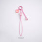 Pink Cherry Blossom Acrylic Flower Keychain 2pcs 10