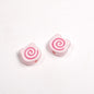 Painted Spiral Bear Acrylic Beads 11mm Colorful Glossy 50pcs 16