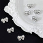 Bow Metal Beads 12mm Adorable Lace Style 40pcs 3