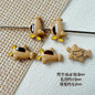 Car and Plane Metal Beads 8mm 16mm Baking Painted Alloy 20pcs 23
