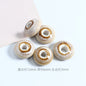 Ceramic UFO Spacer Beads 12mm Vintage Fambe Blaze 40pcs 13