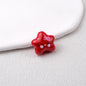 Star Acrylic Beads 20mm Glossy Hello KT Faces Colorful 20pcs 5