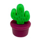 Silicone 3D Focal Beads Flowerpot Cactus Textured Vibrant Pots 20pcs 10
