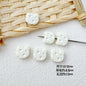 Baking Painted Cheese Animal Metal Beads Whimsical Pastel Colors 20pcs 33