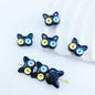 Cat Eye Monster Metal Beads 16mm Baking Painted 10pcs 11