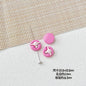 Helicopter and Satellite Metal Beads 17mm Painted Pastel Alloy 10pcs 21
