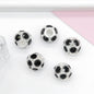 Metal Rhinestone Hollow Spacer Beads 8mm 50pcs 12