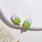 Painted Popsicle Acrylic Beads 20mm Colorful Drip Design 50pcs 11