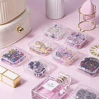 Plastic Bead Organizer Box 16.5x12x5.8cm 14 Compartments Colorful 1set 2