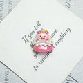 Glossy Pig Resin Beads Playful Dessert Design 10pcs 6
