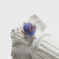 Electroplated Flower Glass Beads 12mm Glow in the Dark Gold Sand 5pcs 12