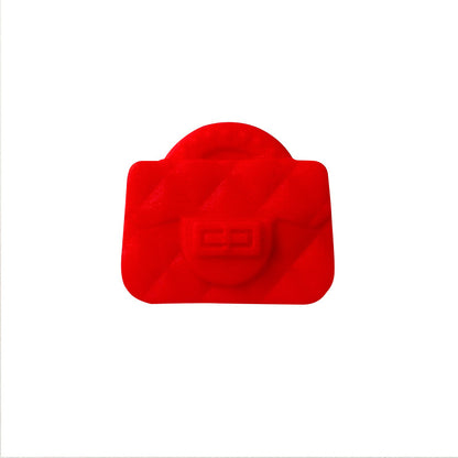 Handbag Silicone Beads Quilted Mini Purse Solid Colors 10pcs 7
