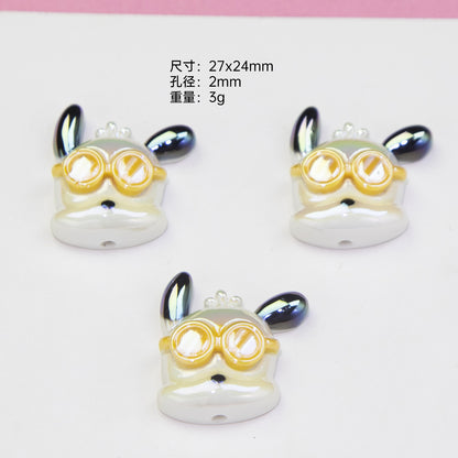 Glossy Resin Beads Swimming Sanrio Characters 2mm Hole 10pcs 9