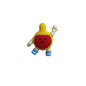 Silicone 3D Focal Beads Sports Football Basketball Characters Dynamic Poses 20pcs 9