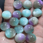 Gradient Color Resin Beads 8-16mm Round Glossy Polished 50pcs 8