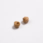 Baking Painted Mini Twisted Acrylic Beads 6mm Glossy Mixed Colors 100pcs 19